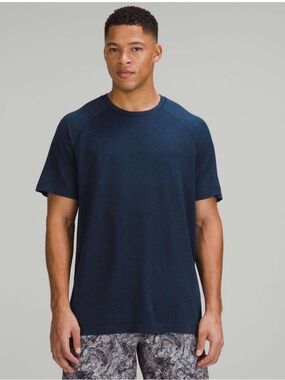Lululemon Mens Metal Vent Tech Tee Navy